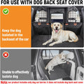 YJGF Dog Car Barrier for Use with Dog Back Seat Cover,Pet Car Net Divider
