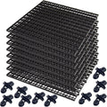 Hoypeyfiy 8 Pieces Fish Tank Divider with Sucker Clips 30x30cm/11.8x11.8“ Aquarium Filter Bottom Divider Partition Separ