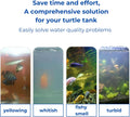 Turtle Feeding Ring for Fish Tank and 4pcs Nitrifying Balls Set, Float Fish Food Holder and Aquatic Toys for Turtles Tor