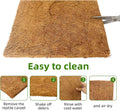 6-Pack Natural Coconut Fiber Reptile Carpet, 12x12 Inch Eco-Friendly Terrarium Liner & Bedding for Lizard, Snake, Turtle