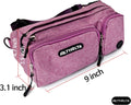 EZ Dog Walking Fanny Pack, Dog Training Treat Pouch, Easy for Walking with Dogs, Belt Bag with 6 Pockets and Waste Bag D