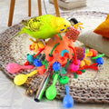 KATUMO Bird Toys, Parrot Toys Parakeet Foraging Shredder Hanging Toys Bird Ball Treats for Conure Mini Macaw Cockatiel L