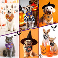 Shyyween 100 Pcs Halloween Dog Bandanas Bulk for Pets Lover Gifts Charm