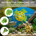 Turtle Cleaning Brush & Feeding Ball Kit, Aquatic Tortoise Tank Accessories