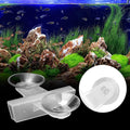 Aquarium Fish Tank Separator Clip, Secure Suction Cup Glass Divider Support for Aquarium Breeding Tank Silicone White Bl