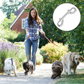 ERKOON 15 Pack Heavy Duty Snap Hooks Double Sided Clips for Hanging Horse Tack Sling Feed Buckets Dog Leash Collar Key C
