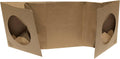 Dezi & Roo Hide and Sneak Collapsible Paper Cat Tunnel - Made in USA - Designed by a Feline Vet - Interactive Cat Toy - Cat Enrichment Toy - Hideaway