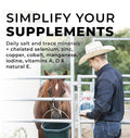Daily Red Complete Wellness, Fortified Mineral Mix Supplement for Horses