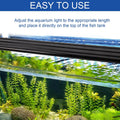 Led Aquarium Light, Full Spectrum Fish Tank Lights, 55/75 Gallon Freshwater Fishtank Hood Lighting for Grow Fish, Plants