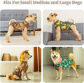 Aimydog Recovery Suit for Dogs After Surgery,Female Male Dog Onesie for Spay Neuter,Substitute E-Collar & Cone,Anti-Licking Breathable Onesie for Small Medium Large Dogs
