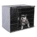 Amazon Basics Dog Cage Cover for 42-inch Wire Crates, Heavy-Duty with Zippered Panels
