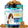 Woyamay Flea and Tick Prevention for Dogs Chewables, 200 Soft Treats, Natural Dog Flea and Tick Treatment, Oral Flea Chews for Dogs Supplement, Flea and Tick Chews for Dogs Puppies, All Breeds & Sizes