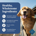 Blue Buffalo Tender Shreds Tasty Chicken Topper and Beef & Chicken Topper Natural Dog Food Complement, 2.5-oz. Pouch, 12-Count Variety Pack