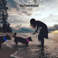 NOVKIN LED Dog Collar, Cut-to-Fit Light Up Dog Collar for Night Walking, IP67 Waterproof USB Rechargeable Glowing Pet Co