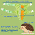 Hedgehog Leash and Harness Clothes Accessories, Dinosaur Shaped Harness Leash for Training Playing, Hamster Clothes for 