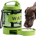 77oz Dog Water Dispenser, 2.2L Large Portable Dog Water Bottle with Pull-Out Drinking Bowl, BPA Free Leak-Proof Pet Travel Water Container for Camping, Hiking, Beach, Car Travel Essentials