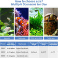 hygger 200w Aquarium Heater, Submersible Fish Tank Heater with Intelligent Temperature Control and Leaving Water Automat