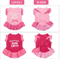 Weewooday 2 Set Dog Dresses for Dogs XS/S/M/L
