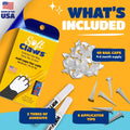 Soft Claws Cat Nail Caps for Medium Cats – (Red, Blue & Gold, 40 Caps) – Made in USA – Veterinarian-Developed | Scratch Protection, Easy to Apply, Long-Lasting Soft Nail Covers for Cats