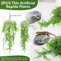 RAINFLOW 2PCS Fake Hanging Plants - Artificial Reptile Habitat Vines