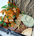 Woyrise Fake Reptile Plants for Terrarium,Habitat Decor,Artifical Plant