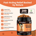 Flea & Tick Treatment for Cats – Natural Flea, Tick & Mosquito Prevention with Brewer’s Yeast, Coconut Oil – Skin & Coat