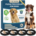 VICSOM Flea Collar for Dogs, Flea and Tick Prevention for Dogs, 4 Pack