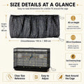 Large Bird Cage Seed Catcher Net Adjustable Stretchy Bird Cage Cover