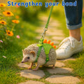 Hedgehog Leash and Harness Clothes Accessories, Dinosaur Shaped Harness Leash for Training Playing, Hamster Clothes for 