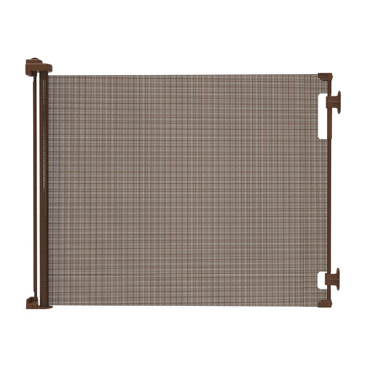 Perma Child Safety Retractable Baby Gate - Mesh Dog & Pet Gate for Stairs