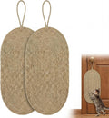 Junkin 2 Pack 16.5x6.3inch Sisal Hanging Cat Scratcher for Door Knob