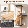 Cat Wall Shelves 6-in-1 Wall Mounted Cat Furniture 40 lbs