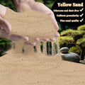 RAINFLOW 15oz Fine Yellow Sand for Crafts - Colored Quartz Zen Garden Sand