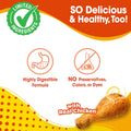Nylabone Nubz Natural Dog Chew Treats for Small Dogs, Long Lasting Dog Chew Bones Made in USA, Chicken Flavor Breath Freshener Dental Chews, Small Dog Bones for Dogs Up to 25 lbs. (36 Count)