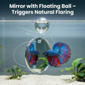7Pcs Betta Fish Toys, Tank Accessories, Mirror & Training Rings