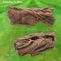 Large Reptile Hide Hollow Log for Snake Ball Python Bearded Dragon