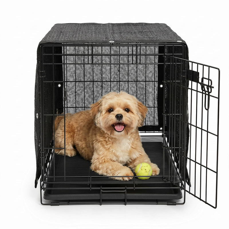 Royal Shade 4' x 5' Black Dog Kennel Shade Cover, 90% UV Block Shade Cloth, Mesh Tarp with Grommets for Dog Playpen, Dog Pen, Dog Run, Dog Crate, Fence Privacy Screen (We Make Custom Size)