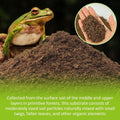 VCEPJH Reptile Soil Substrate Burrowing Tortoise Bedding for Habitat Bearded Dragon Enclosure Topsoil Terrarium Substrat
