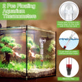 Dreyoo 4 Pack Floating Aquarium Thermometers, 0-43°C/32-110°F