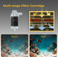 HiTauing Aquarium Gravel Cleaner, Cordless/Corded 6 in 1 Electric Fish Tank Vacuum Cleaner Compatible with Dewalt 20V Ba