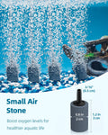 Pawfly Aquarium Tubing, 50 Feet Fish Tank Airline Tubing, Aquarium Air Pump Accessories Kit with Air Stones, Check Valve