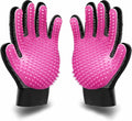 BYETOO Pet Dog Cat Grooming Glove with 261Tips,Gentle Deshedding Brush Glove,Efficient Pet Hair Remover Mitt,Massage Too
