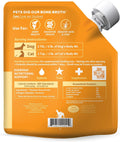 Free-Range Bone Broth for Dogs &Cats, Mobility Formula w/Collagen Peptides to Help Support Hip & Joints, Digestion, Skin