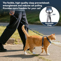 Cat Harness and Leash Set, 3-in-1 Escape Proof Adjustable, Comfortable Soft Lightweight, Safe, Easy to Wear, Walking Tra