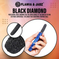 FLAMIA & JABZ Stripping Metal Stone Diamond Edged for Dogs, Cats & Pets with Wooden Grip (2 Piece Pack of Coarse & Fine)