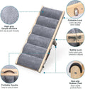 Wood Wavy Folding Small Dog Ramp