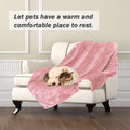Msicyness Dog Blanket,Soft Fuzzy Blankets for Puppy, Small,Medium,Large,X-Large Premium Fluffy Blankets Plush Fleece Throw Dog Bed, Couch, Sofa, Reversible Travel Warm Covers