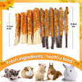 Apple Sticks for Rabbits, Natural Bunny Chew Toys Wood Treats Food for Small Animals,Hamsters, Chinchillas Squirrel Bunn