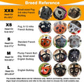 BARKLESS Short Snout Muzzle for French Bulldog, Shih Tzu, Soft Mesh Muzzle