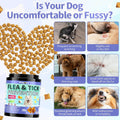 Flea and Tick Prevention for Dogs, 500 Crunchy Tasty Chews, Chicken Flavor